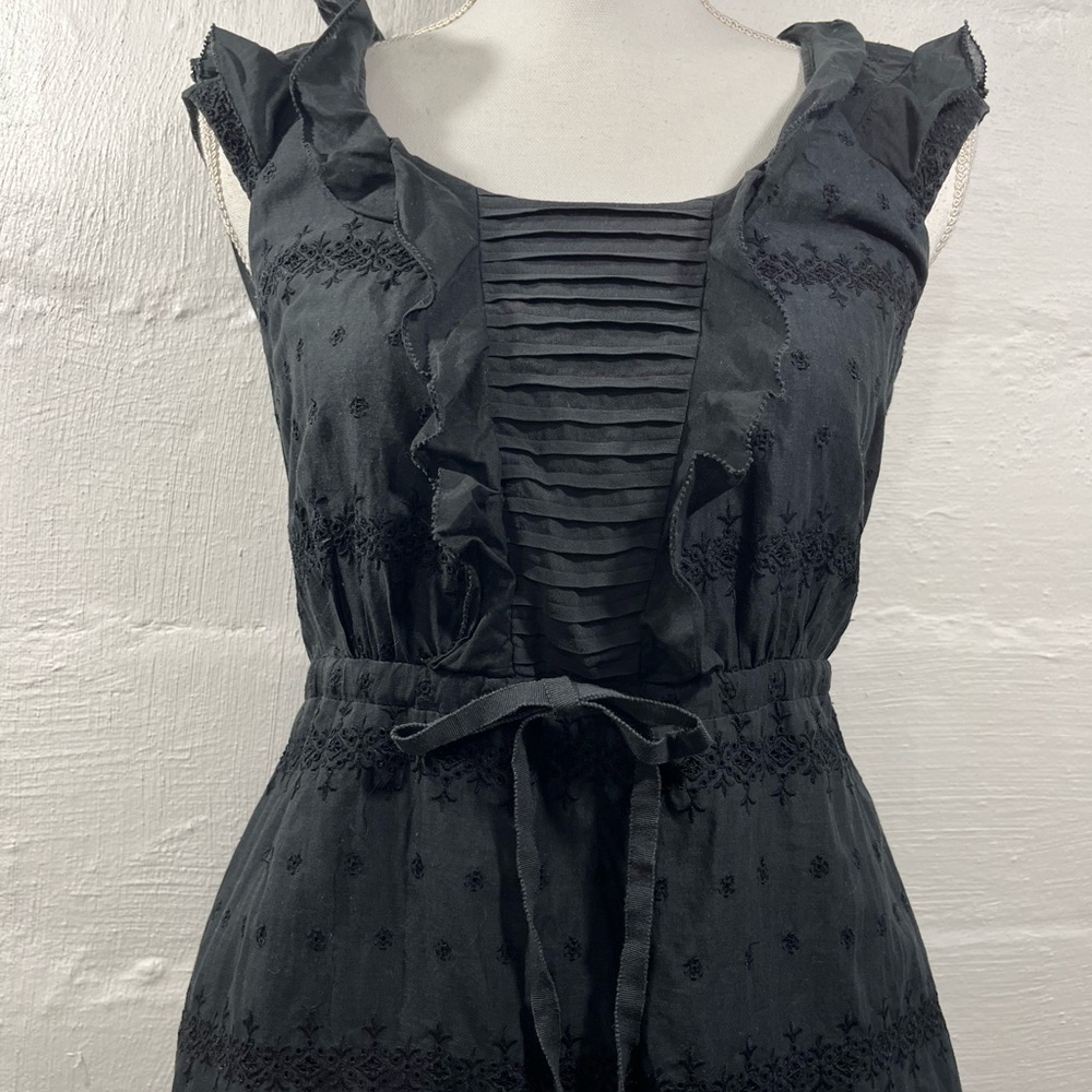 J. CREW LITTLE BLACK DRESS WITH RUFFLE DETAIL - Picture 11 of 16